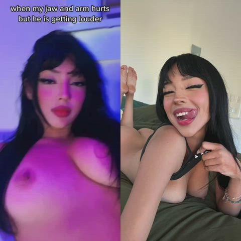 Boobs TikTok Tits Porn GIF by miaamador💦👅🥵 - free porn video