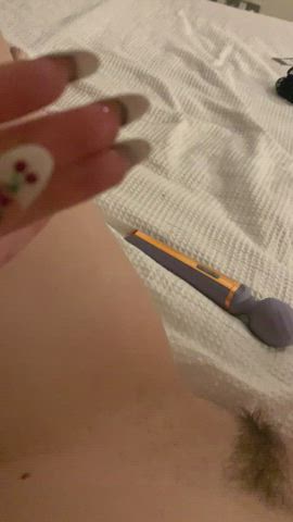 Sticky fingers featuring my landing strip 😉😅 - free porn video