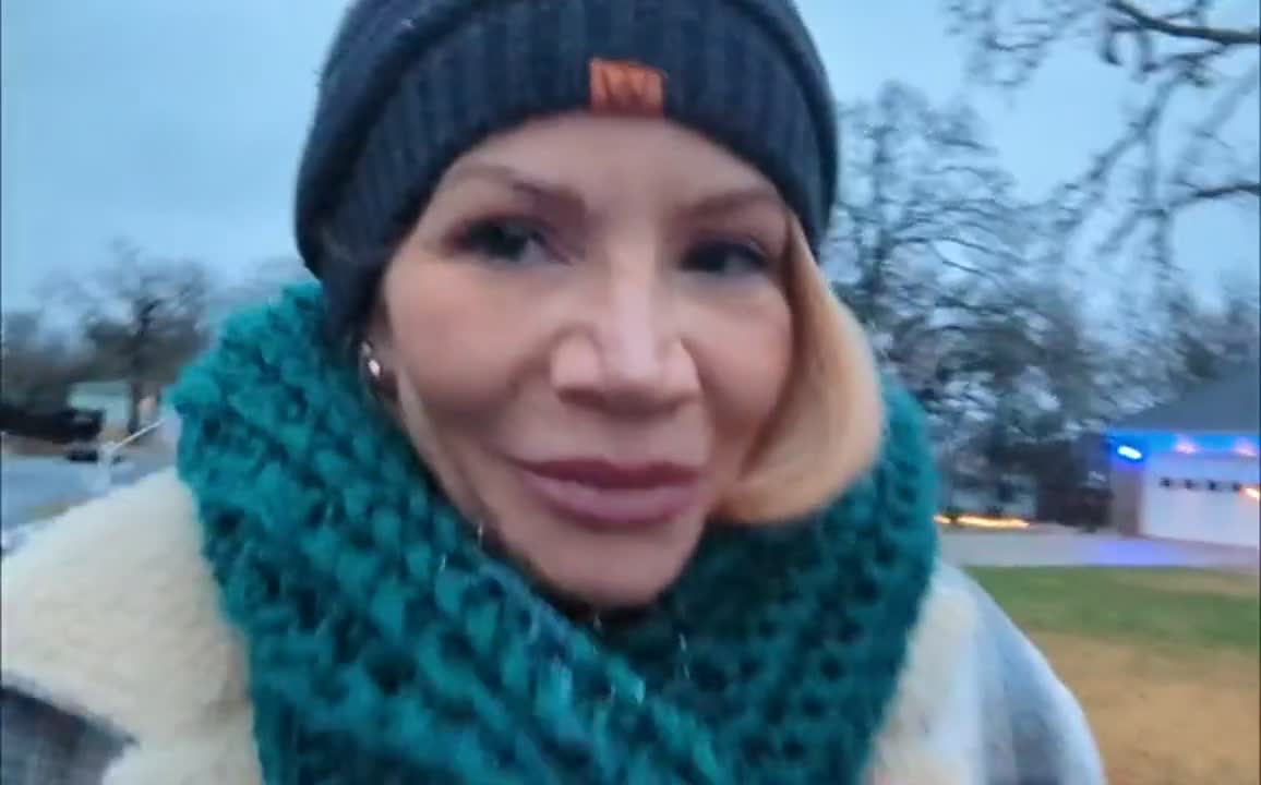 Babe Cum In Mouth Facial Outdoor Public cum walk GIF by izamorgan - free porn video