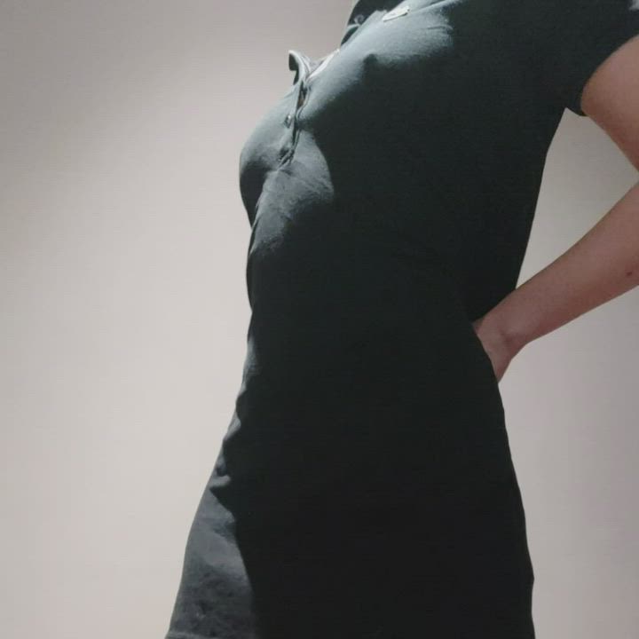 Hiding perfection under my little black dress... - free porn video