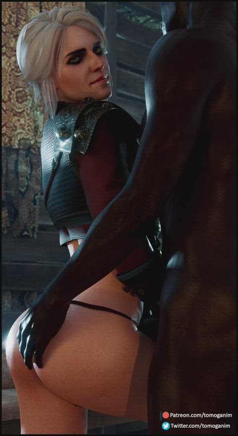 Ciri gets spanked (Tomoganim) [The Witcher] - free porn video