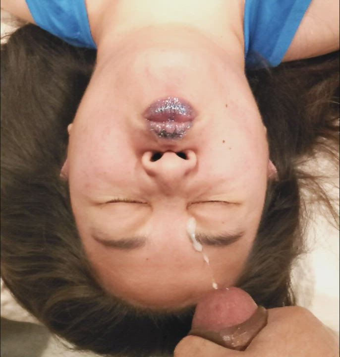 Huge facial vid as asked, would yall want me to collab with another TX or cali girl content creator?👀💦 (oc) - free porn video