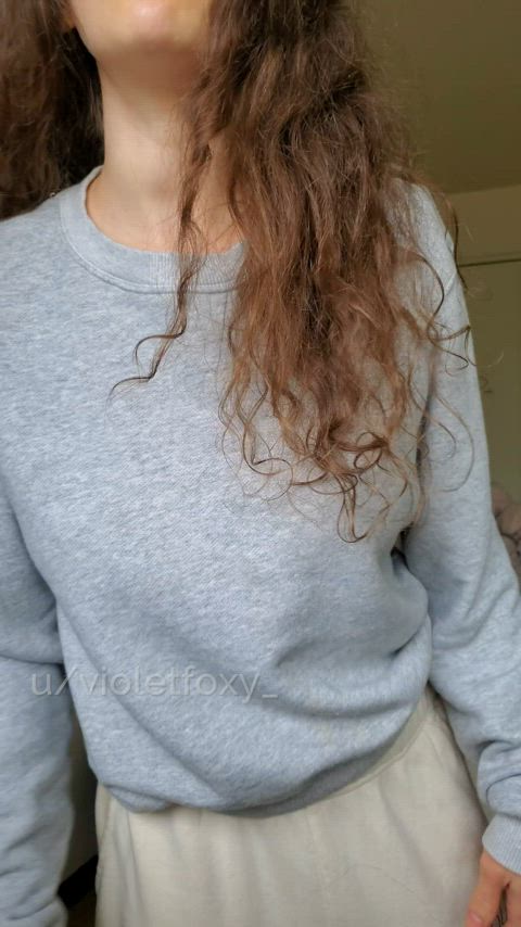 Are you prepared for what's under my sweatshirt? - free porn video