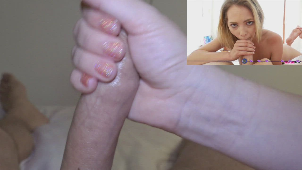 Now keep your eyes on the video and relax. No cumming though! - free porn video