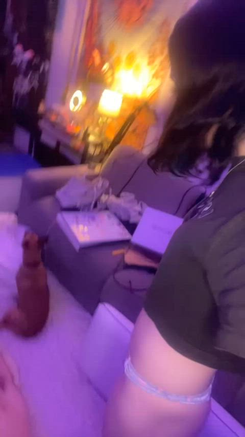 Gooner was triggered so I HAD to tie him up to "protect" him 😋 but I think i made him relapse... - free porn video