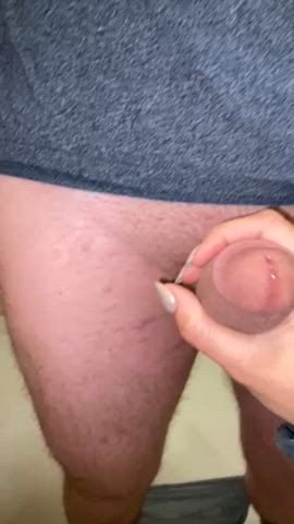 She left her husband in the store to make me cum. Pms open - free porn video