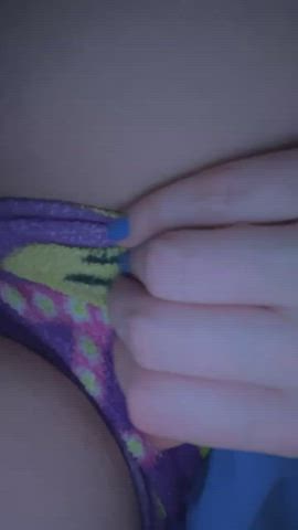 Watching tv in the family room and sneaking a touch - free porn video