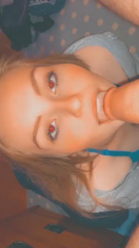 Tell me your cock size and I'll tell you if I'd suck it or not - free porn video