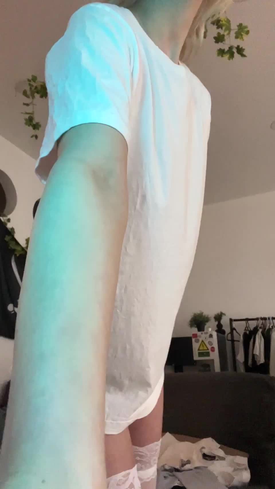 Can a petite blonde get you hard today - free porn video