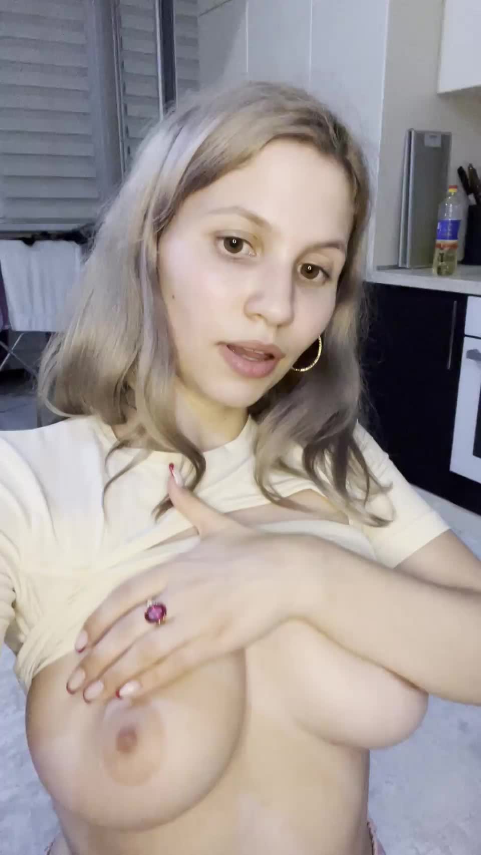my boobs were made for this 😝 - free porn video