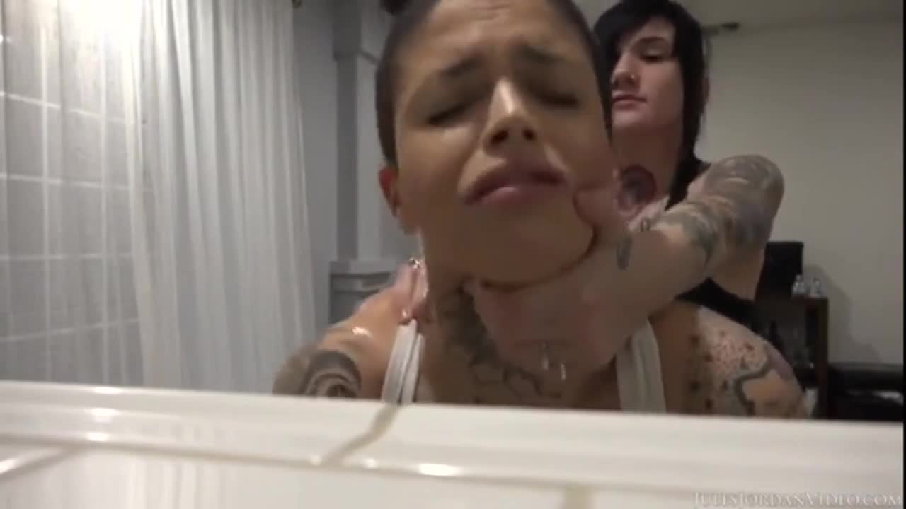 Getting fucked with a strapon - free porn video