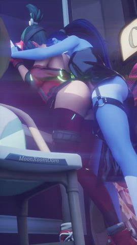 Kiriko & Widowmaker (MoonRoomOom) [Overwatch] - free porn video
