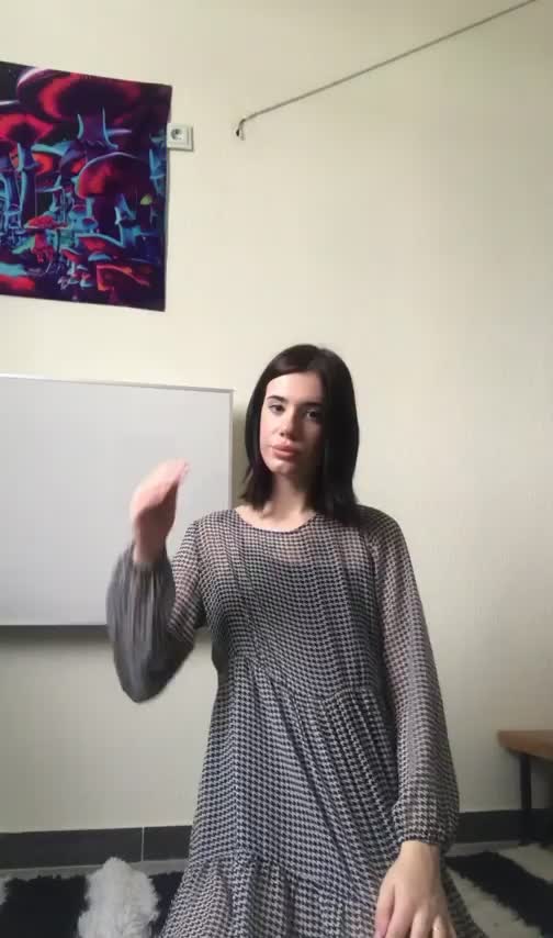 really wanted my teacher to fuck me, went to college without panties - free porn video