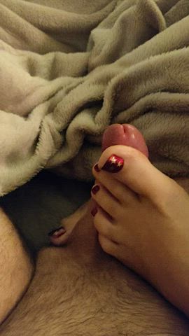 While you were out partying, your friend got the best footjob of his life - free porn video