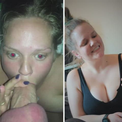 18 year old Danish Student Sofie Knows what her mouth is for - free porn video
