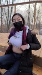 Would you suck on them to keep me warm ? - free porn video