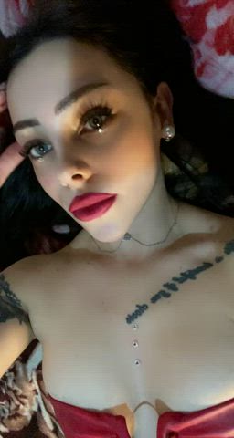 Me and my red top. Do you like my tits with that bra - free porn video