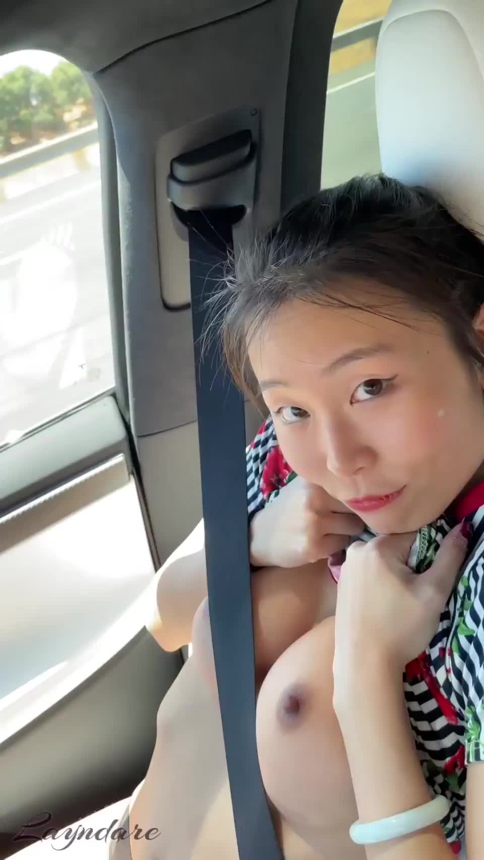 I still can't believe I did this on the highway! Such a thrill [gif] - free porn video