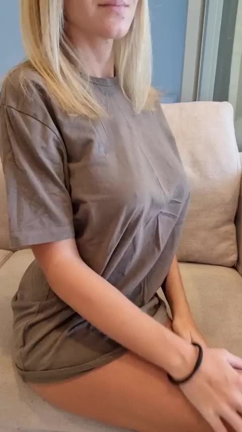 pin me down on the couch and suck my tittys till they go numb - free porn video