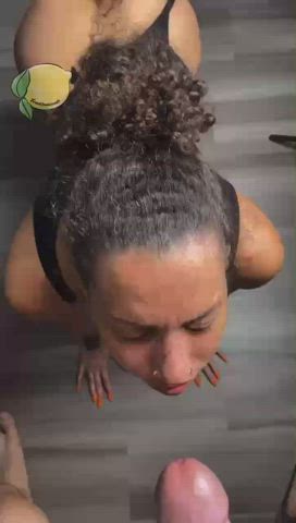 I love the feeling of a fresh load on my pretty face😍 - free porn video