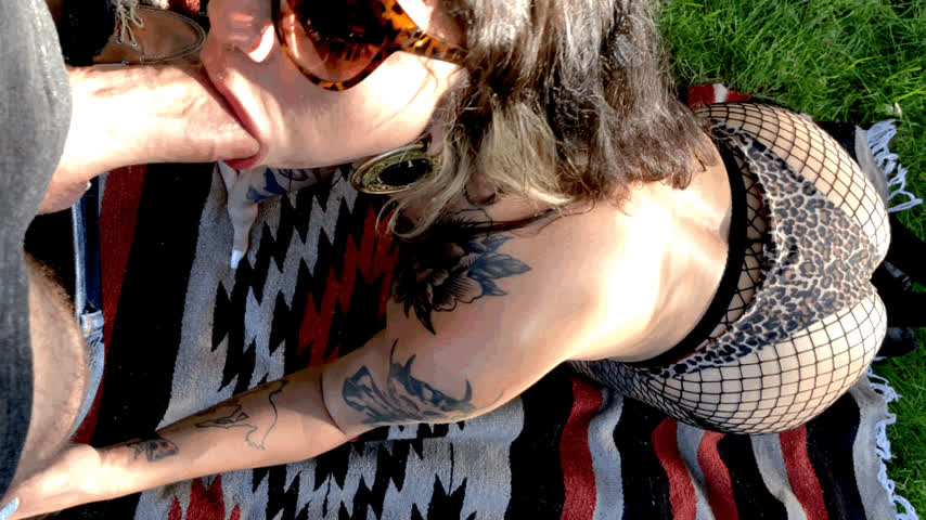 Sunbathing the right way… - free porn video