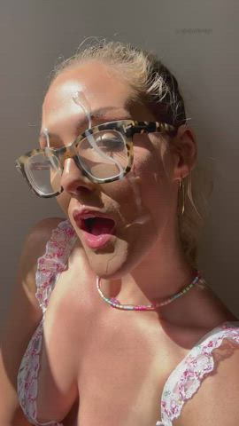i guess he really liked my glasses 💦 - free porn video