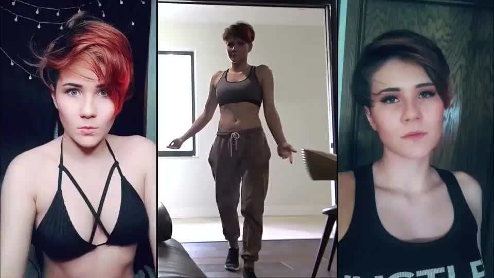 Teenage Tomboy Gets Gangbanged - free porn video
