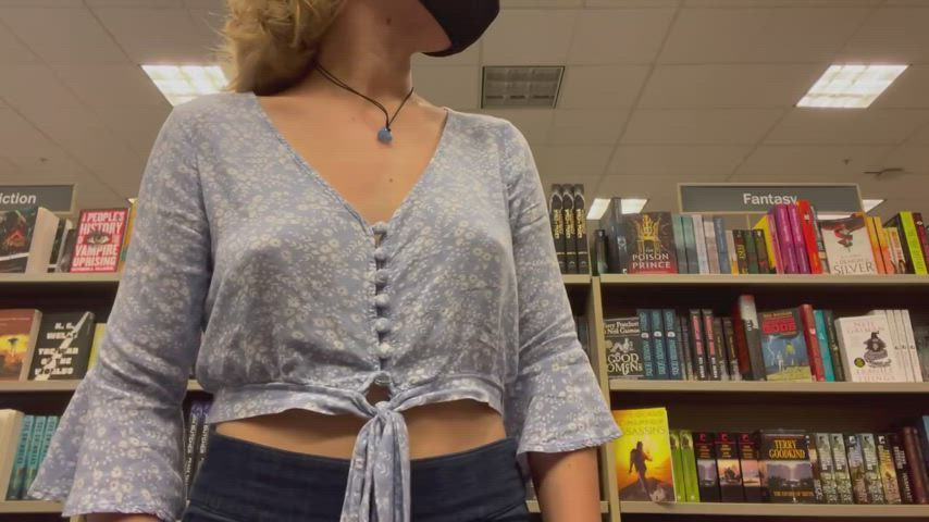 My campaign for supporting local bookstores [gif] - free porn video
