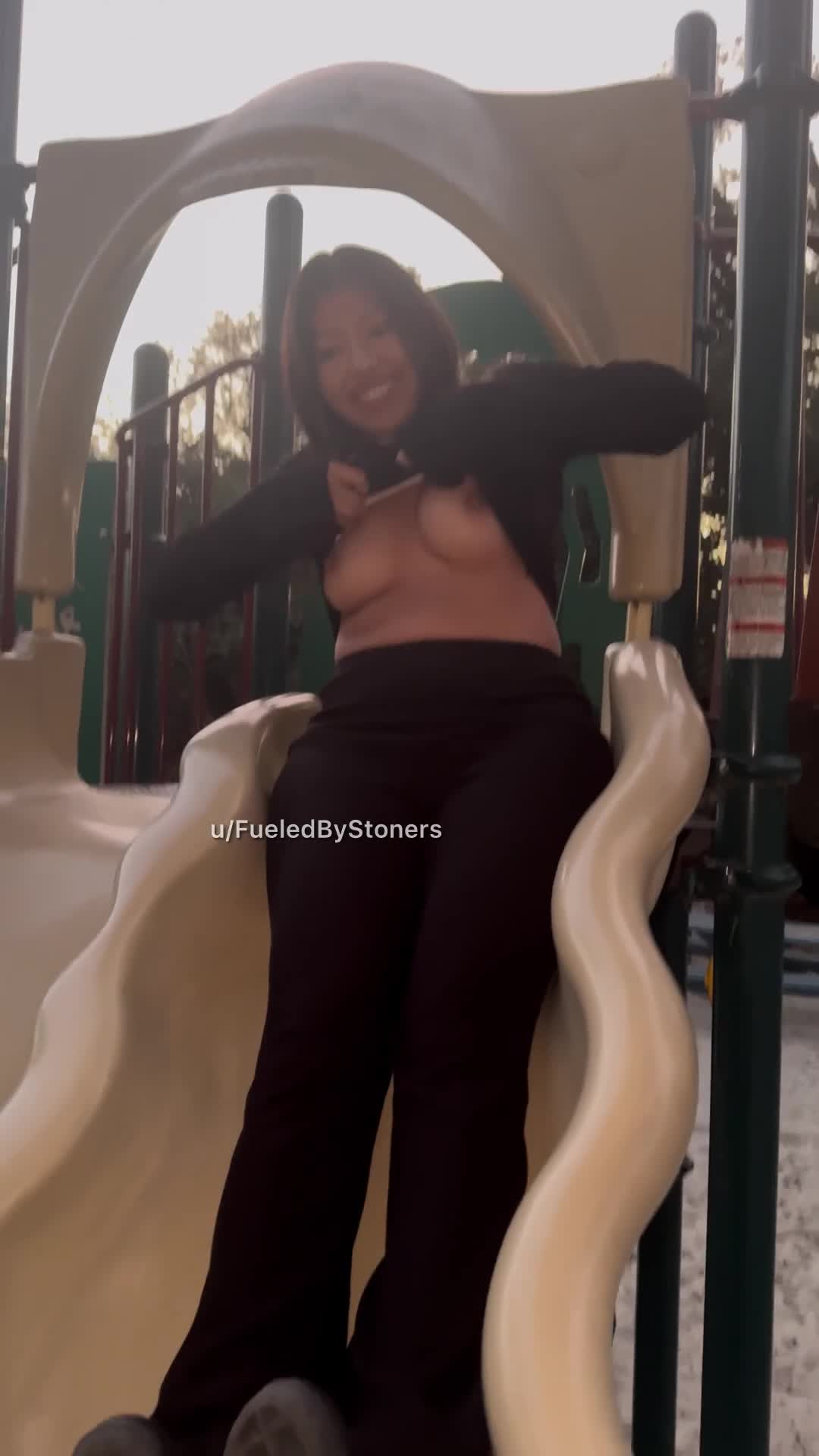 lets go down the slide together [GIF] - free porn video