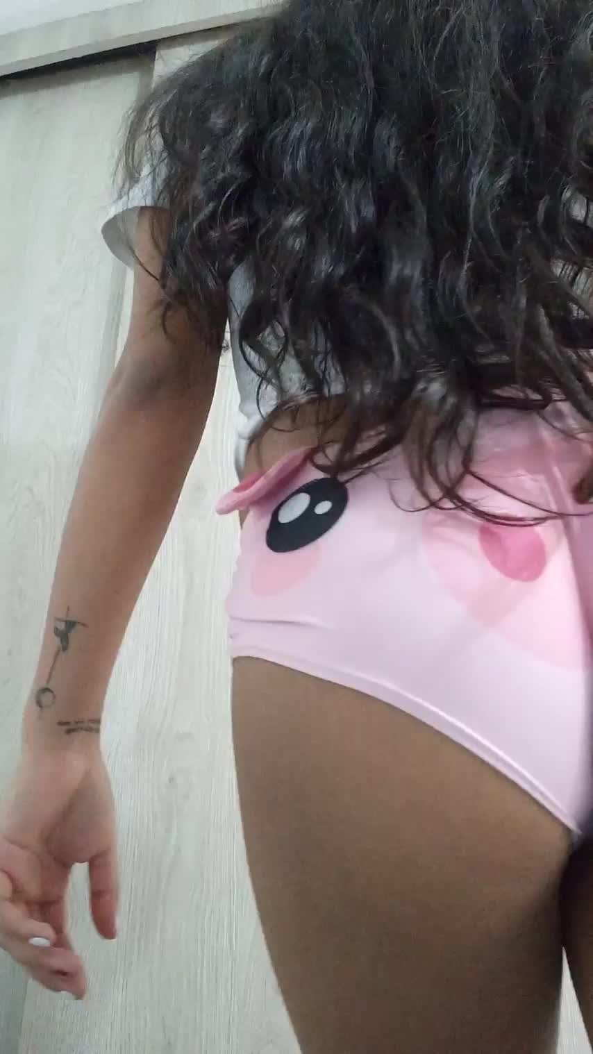 Under my panties there is a surprise🍑 - free porn video
