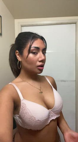 any ideas what to do if you're locked up in a bathroom with a horny busty 19 yo arab chick - free porn video
