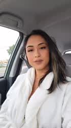 You think they can see these dark nipples thru the window? - free porn video