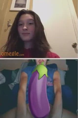 Huge tits omegle. anybody has the @? - free porn video