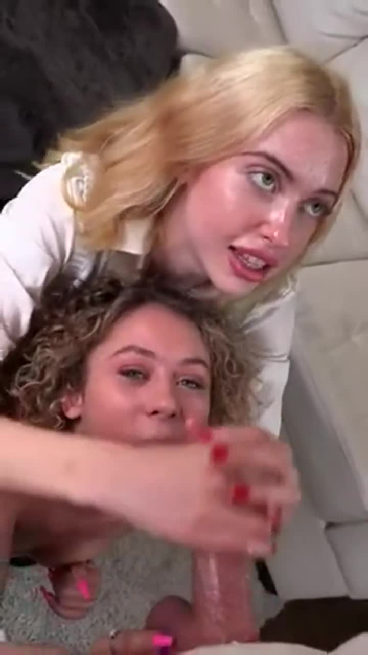 For your first facial, all you had to do was kneel and look pretty. Your buds would handle the rest - free porn video