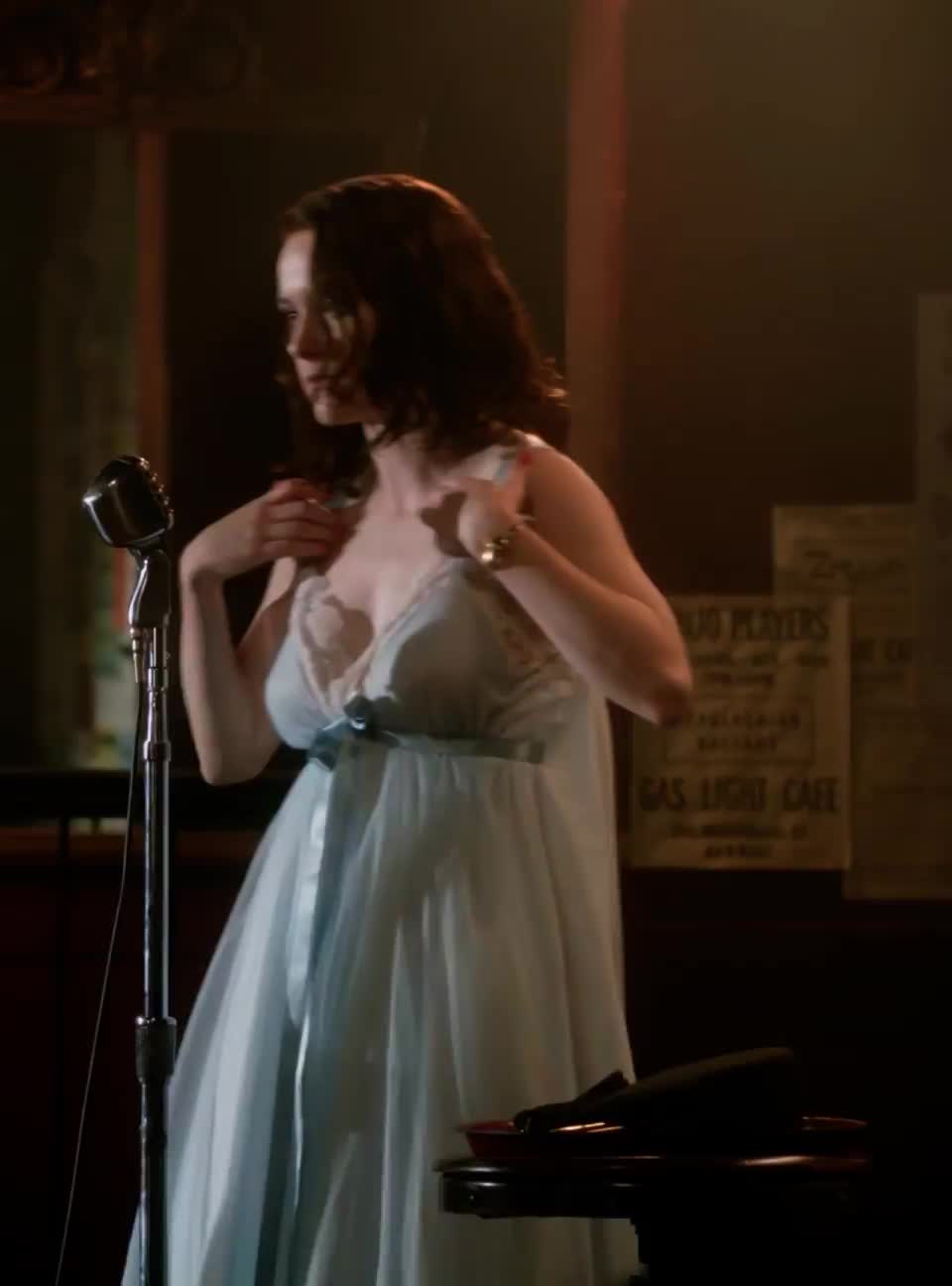 Rachel Brosnahan (slow-mo from 4K) - free porn video