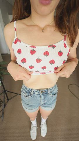 My tits aren't big but they're super perky! - free porn video