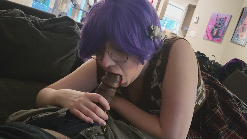 My bj game is lacking, but I try - free porn video