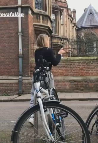 Freya Allan having a bit of fun - free porn video