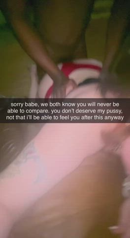 Cuck knows his place and cleans me up after - free porn video