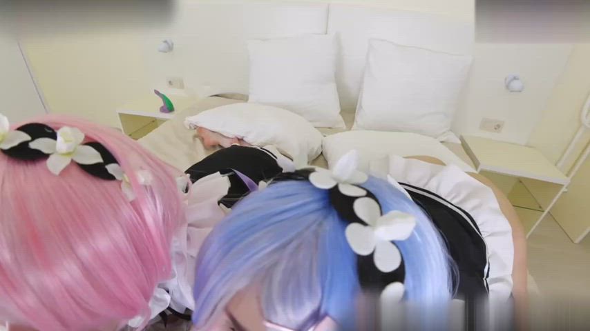 Ram&Rem(Sia Siberia and Purple Bitch)[Re:Zero] - free porn video