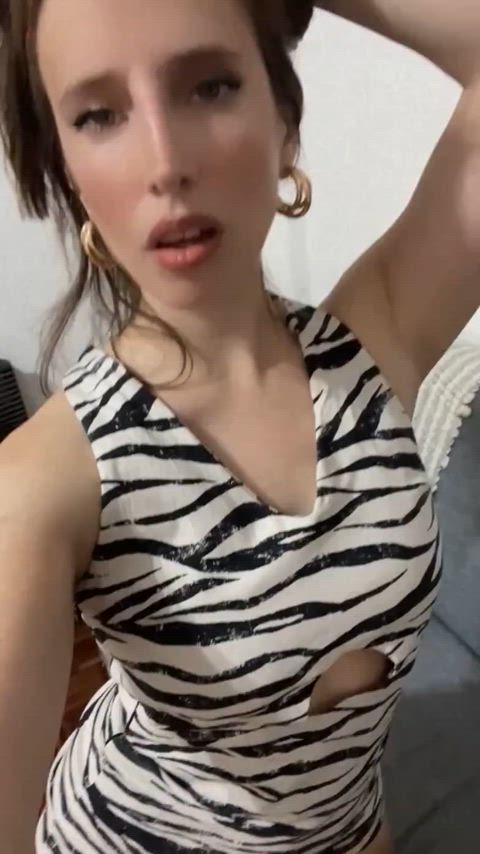 Showing off my naked, petite body for you - free porn video