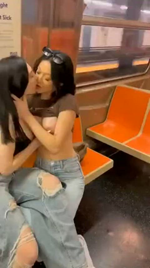 Seeing fellow gooners in public - free porn video