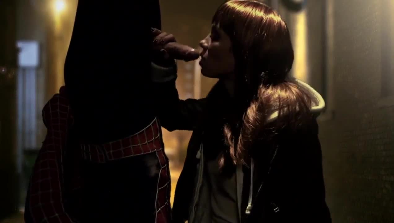 Leaked footage of the new spider man - free porn video