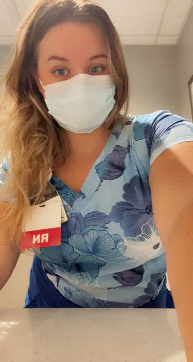 Nurse @ work titties! Thank your healthcare workers! 🏥 - free porn video