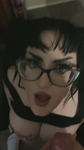 My slut gf taking my load - free porn video