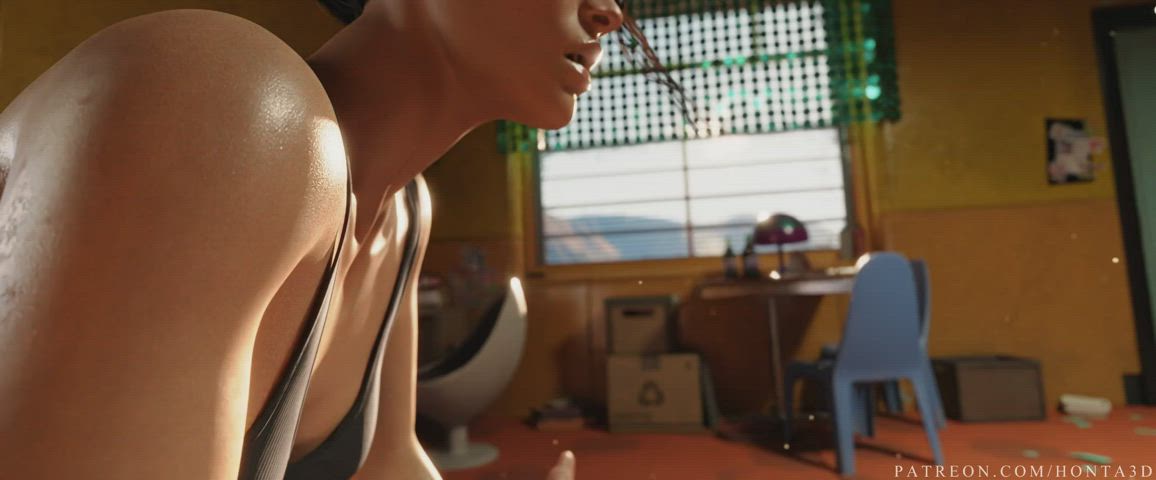 Visiting Panam (honta) [Cyberpunk 2077] - free porn video