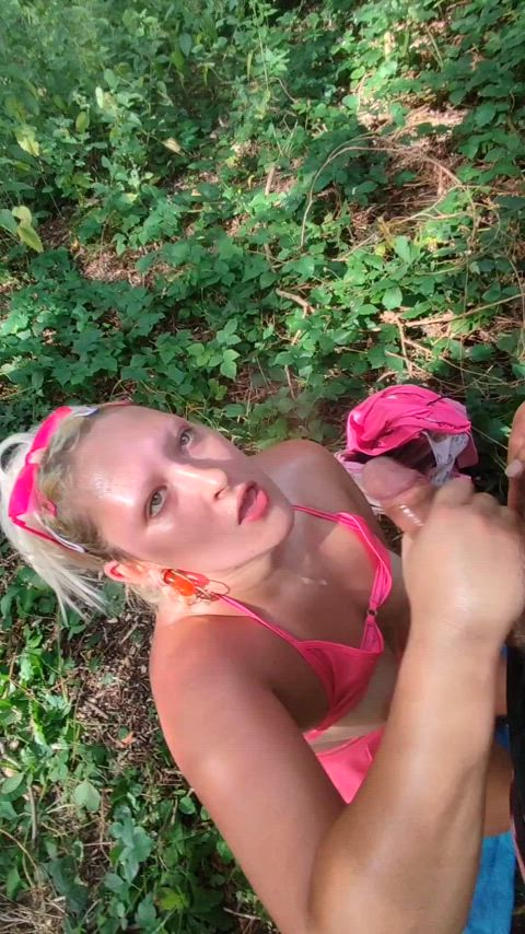 Couldn't help myself on our last nature walk - free porn video