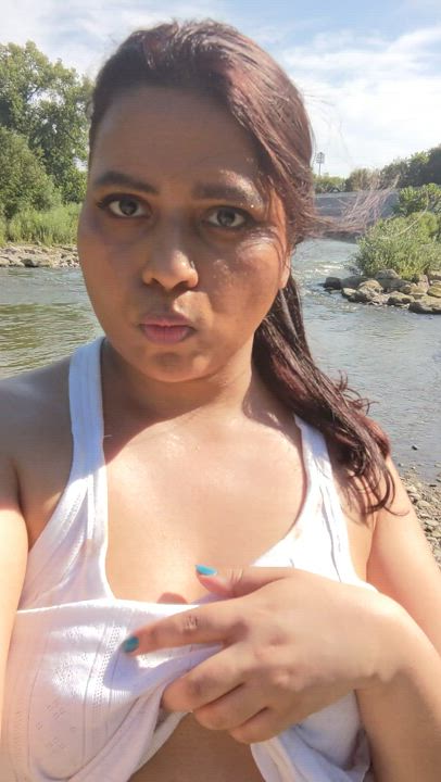 Would you fuck me by the river? - free porn video