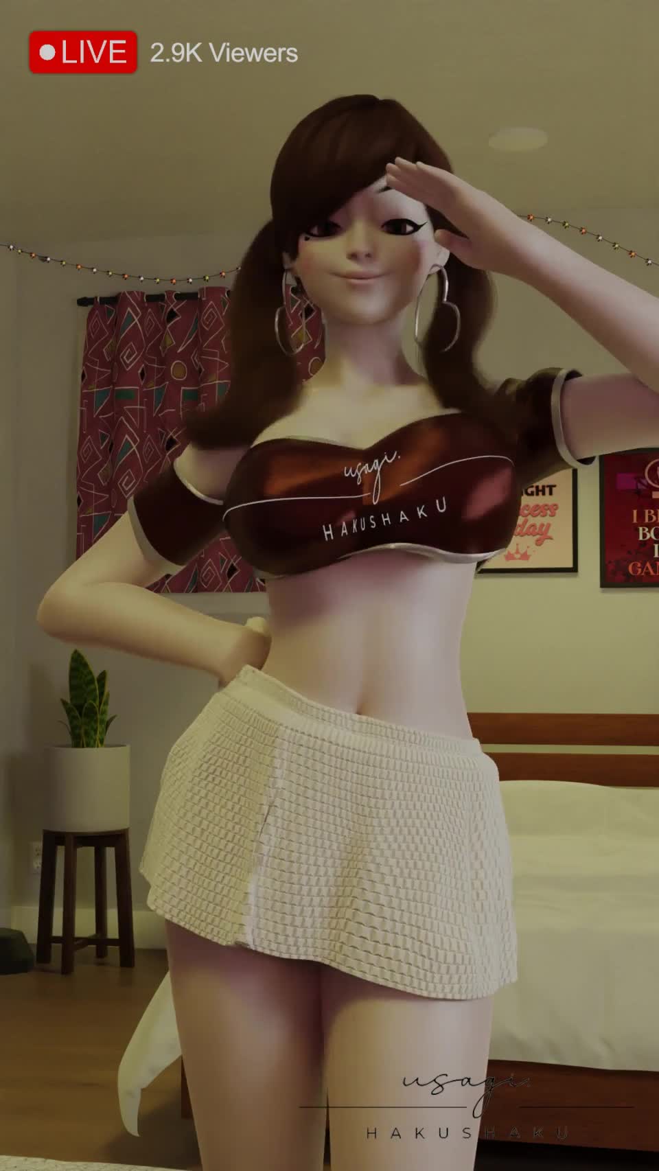Dva Camgirl 2 (usagiHakushaku) [Overwatch] - free porn video
