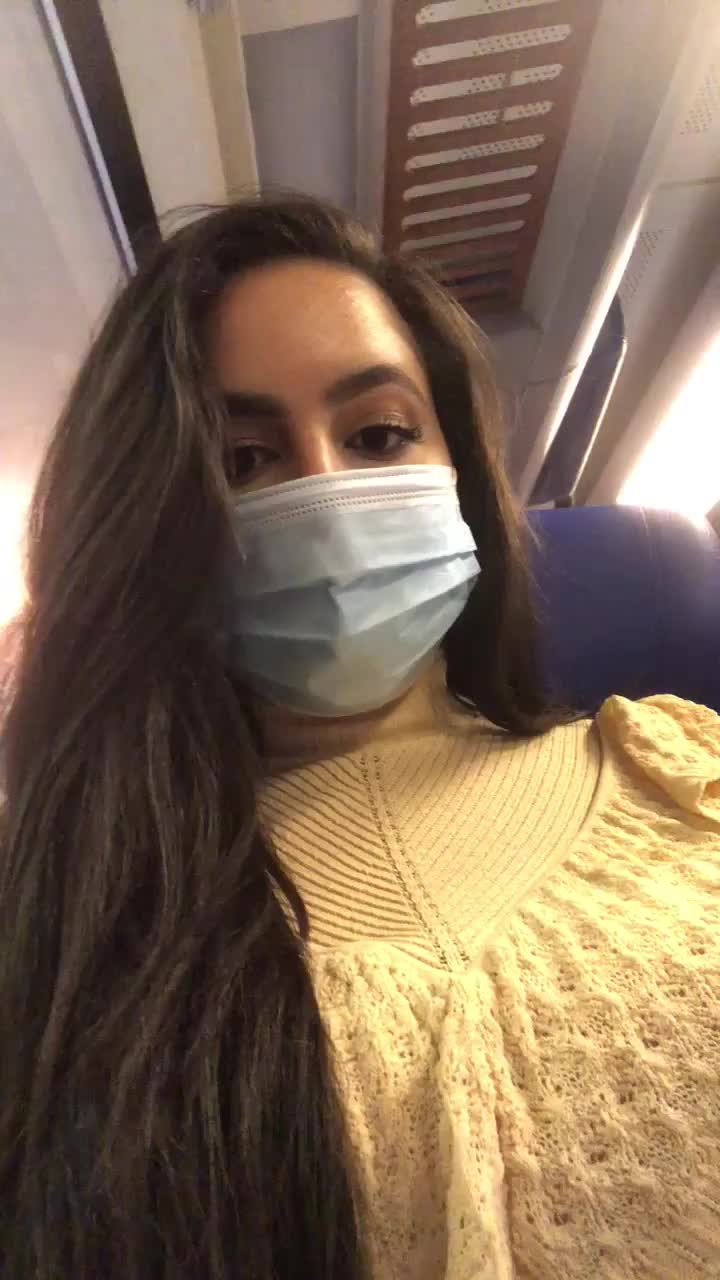 Would you suck on them on the train? - free porn video